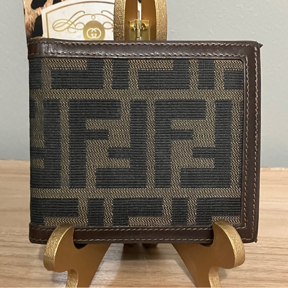 Fendi Zucca bifold wallet